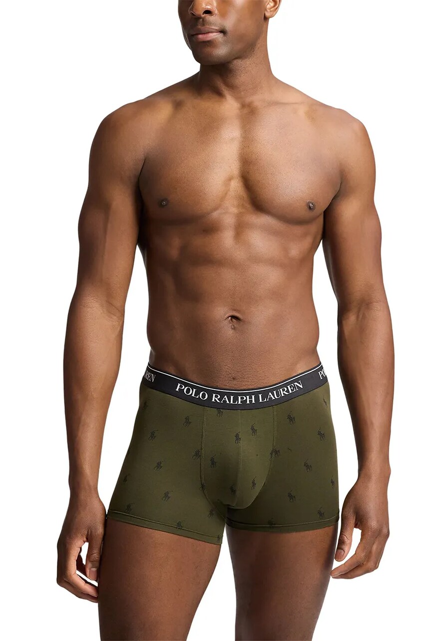 Боксери Polo Ralph Lauren 3-pack чоловічі колір сірий 714830299