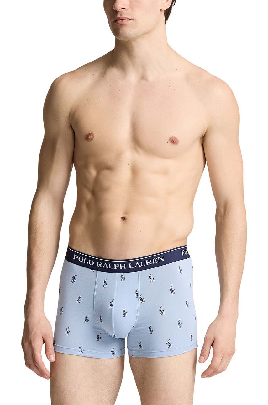 Боксери Polo Ralph Lauren 3-pack чоловічі колір сірий 714830299