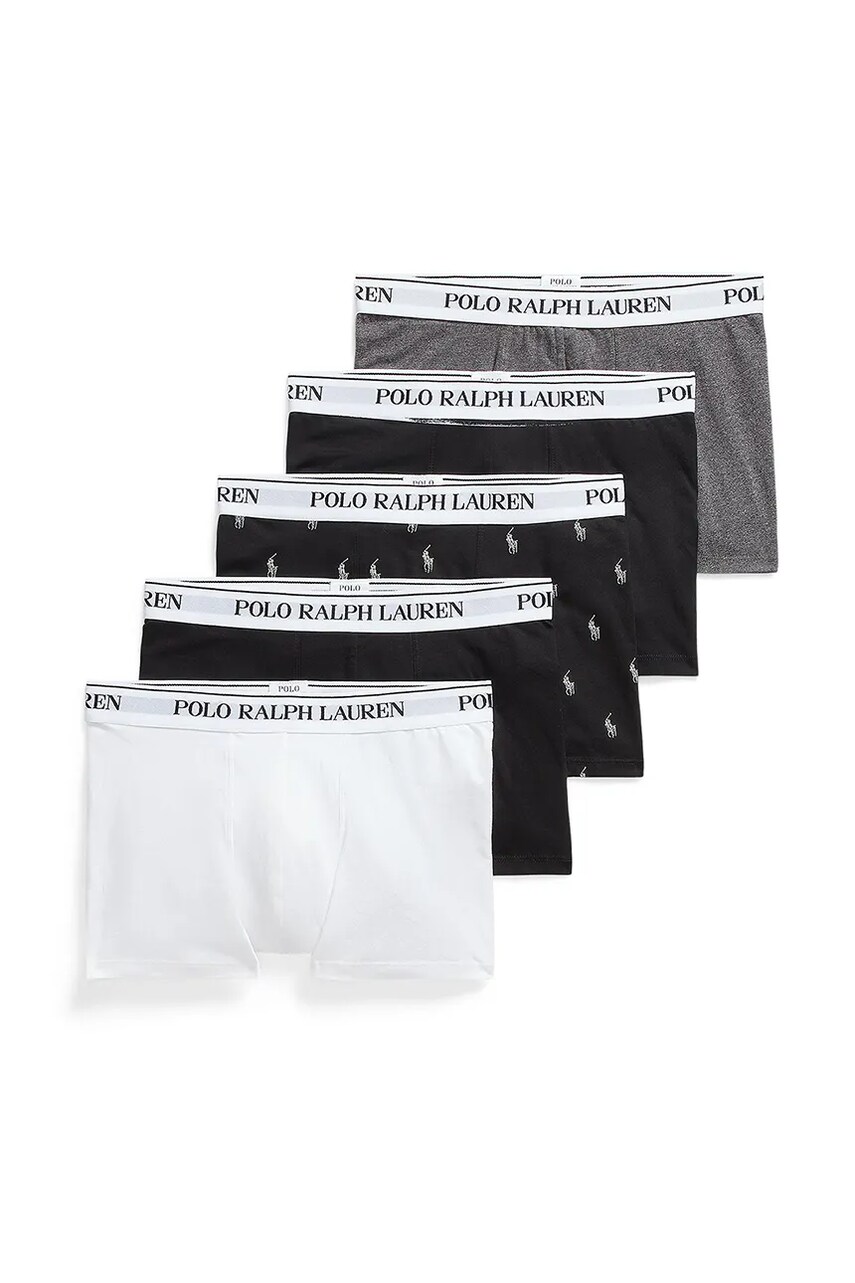 Боксери Polo Ralph Lauren 5-pack чоловічі колір сірий 714864292