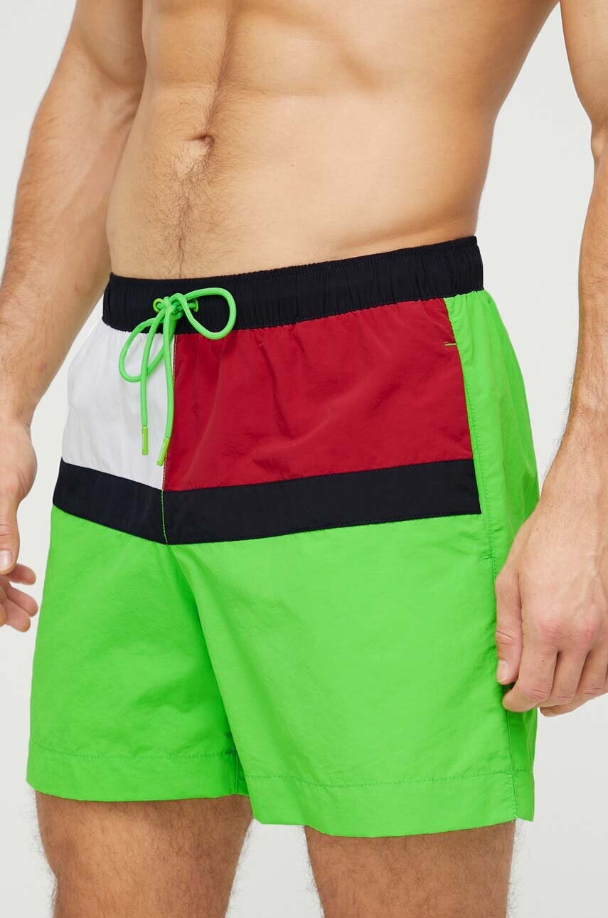 Купальні шорти Tommy Hilfiger колір зелений