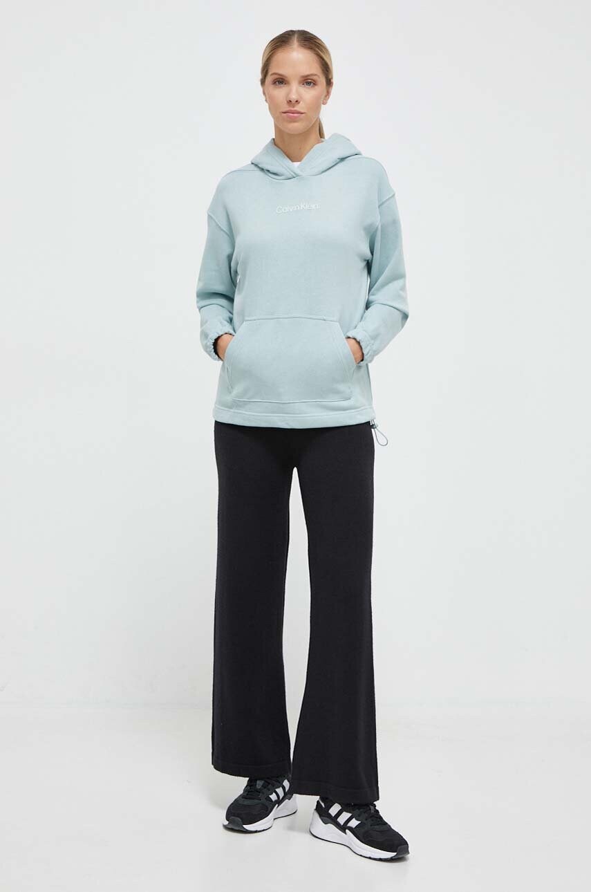 Кофта Calvin Klein Performance Essentials з капюшоном однотонна