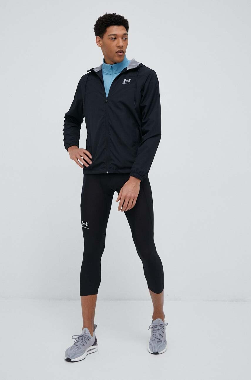 Кофта для бігу Under Armour Streaker колір зелений однотонна