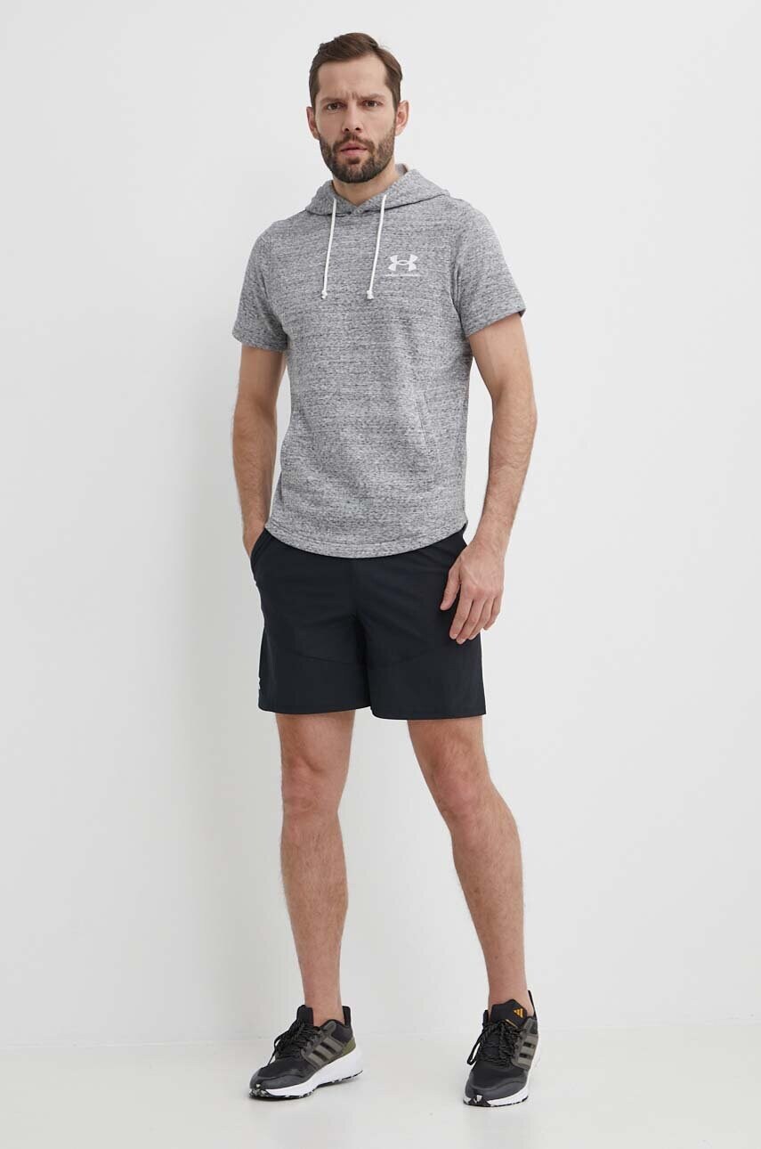 Тренувальна кофта Under Armour Rival колір чорний однотонний 1370396