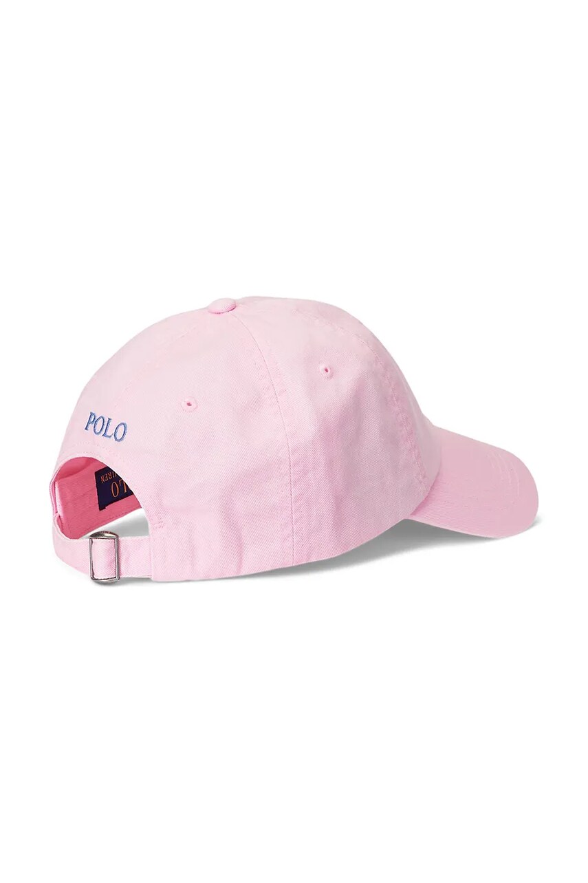 Бавовняна бейсболка Polo Ralph Lauren колір жовтий однотонна 211912843
