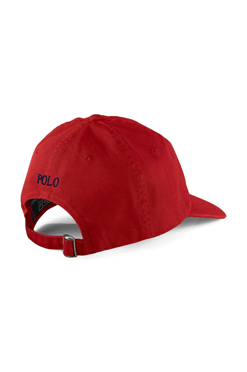 Бавовняна бейсболка Polo Ralph Lauren колір жовтий однотонна 211912843