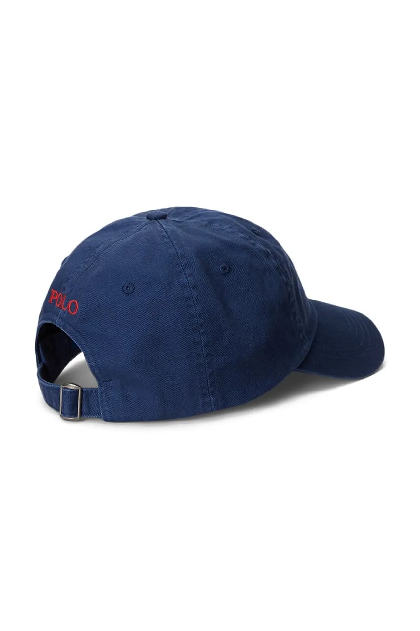 Бавовняна бейсболка Polo Ralph Lauren колір жовтий однотонна 211912843