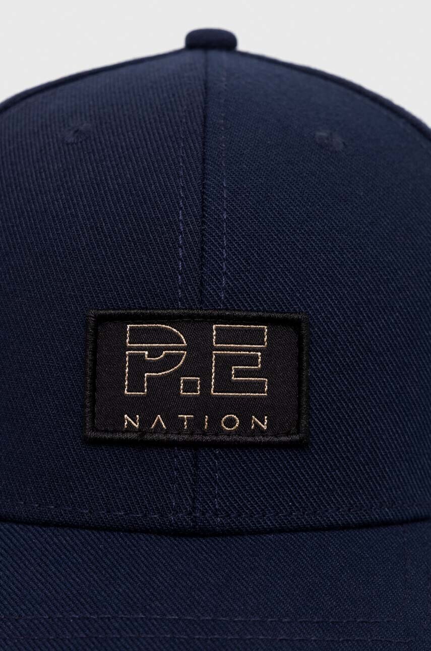 Кепка P.E Nation колір синій з аплікацією