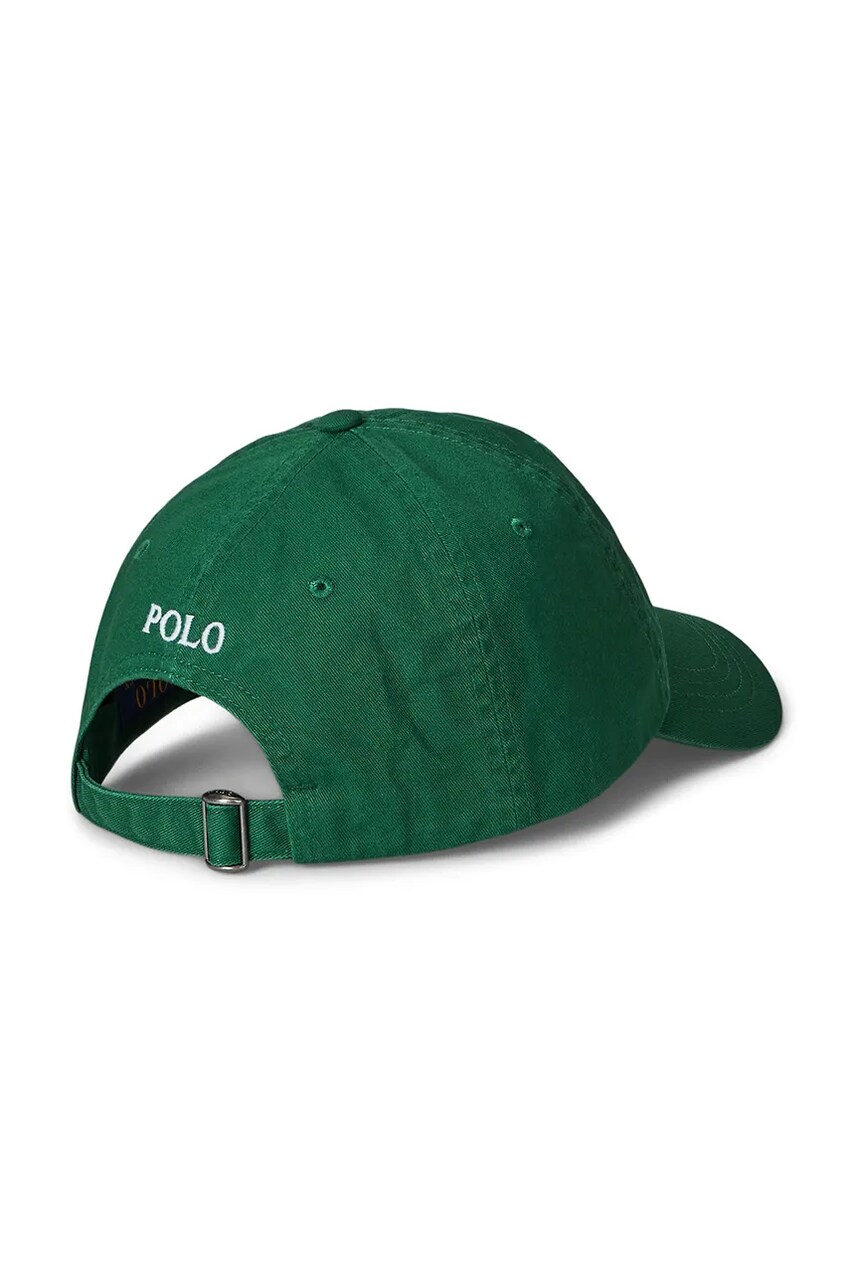Бавовняна бейсболка Polo Ralph Lauren колір помаранчевий з аплікацією 710667709
