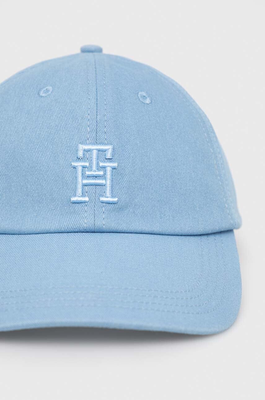 Бавовняна бейсболка Tommy Hilfiger однотонна