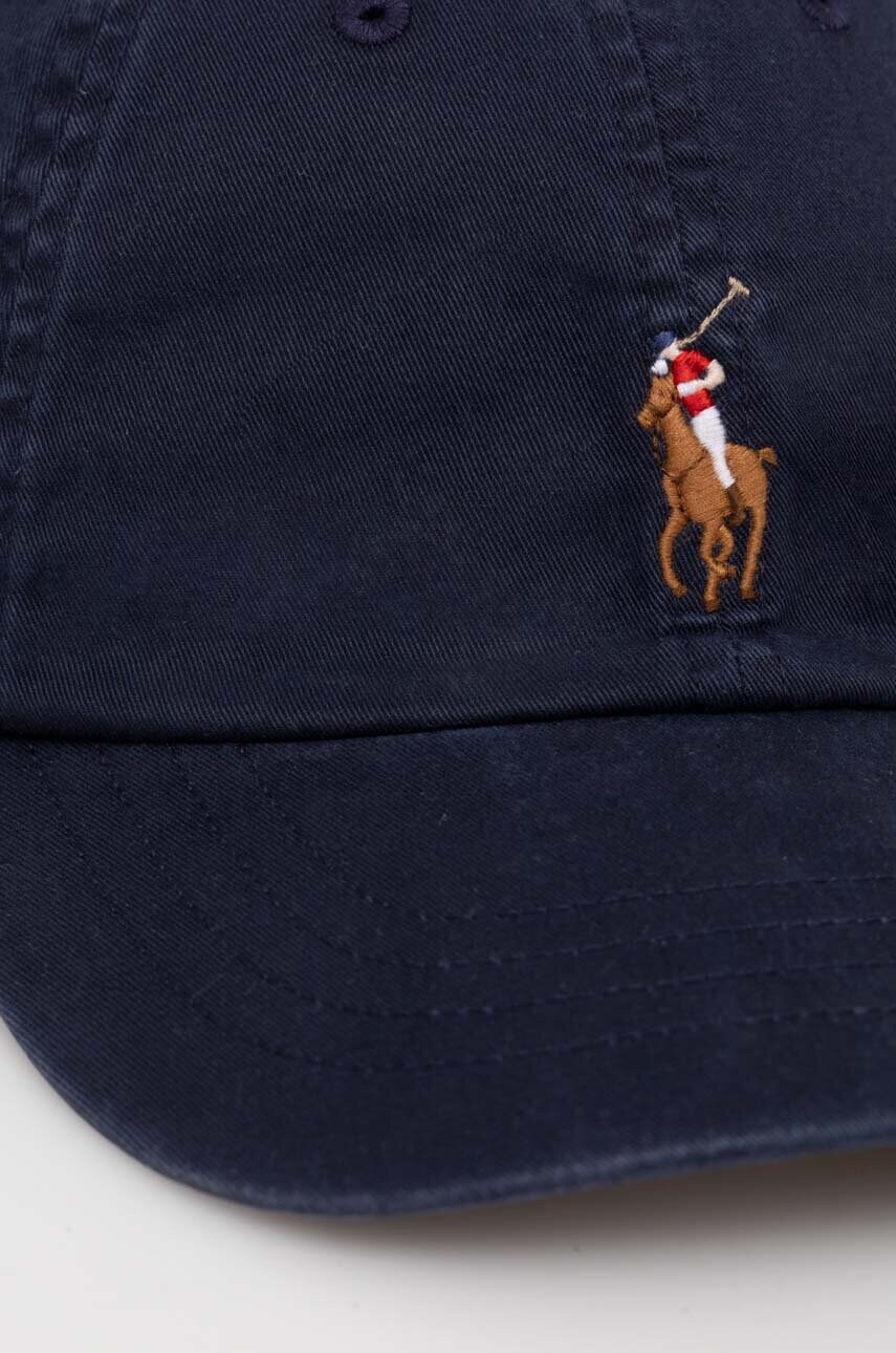 Кепка Polo Ralph Lauren колір синій однотонна