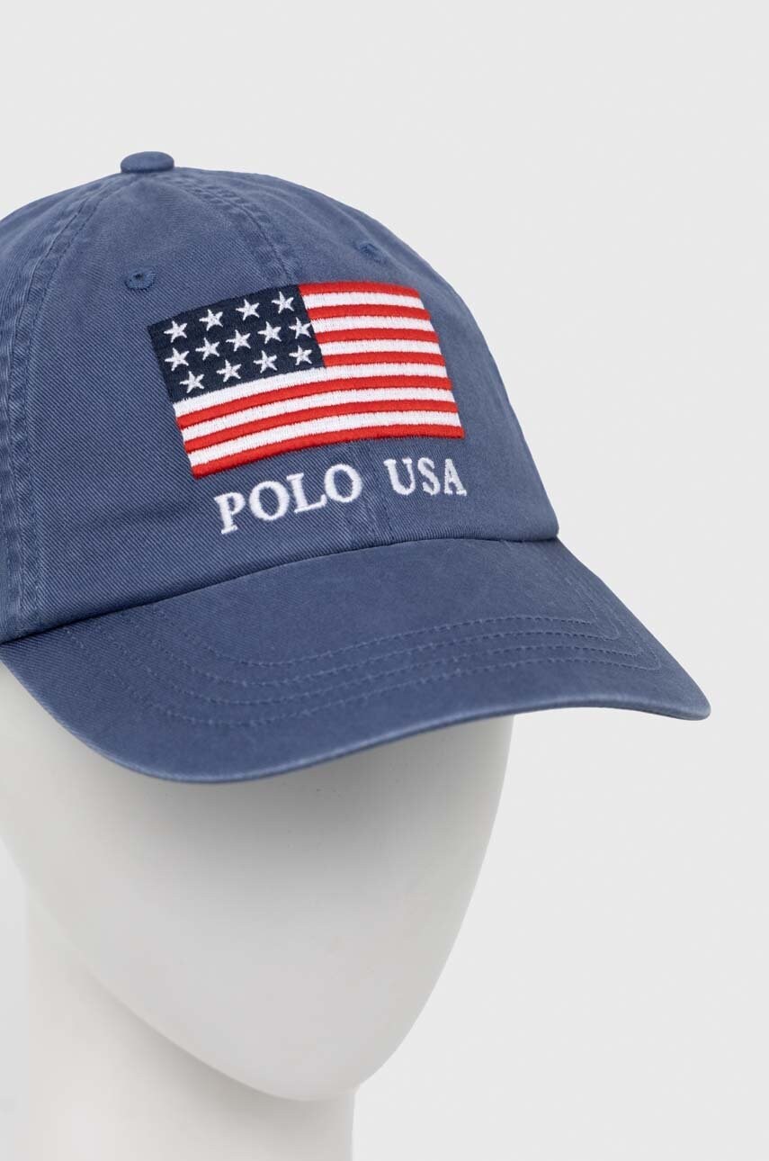 Бавовняна бейсболка Polo Ralph Lauren з аплікацією