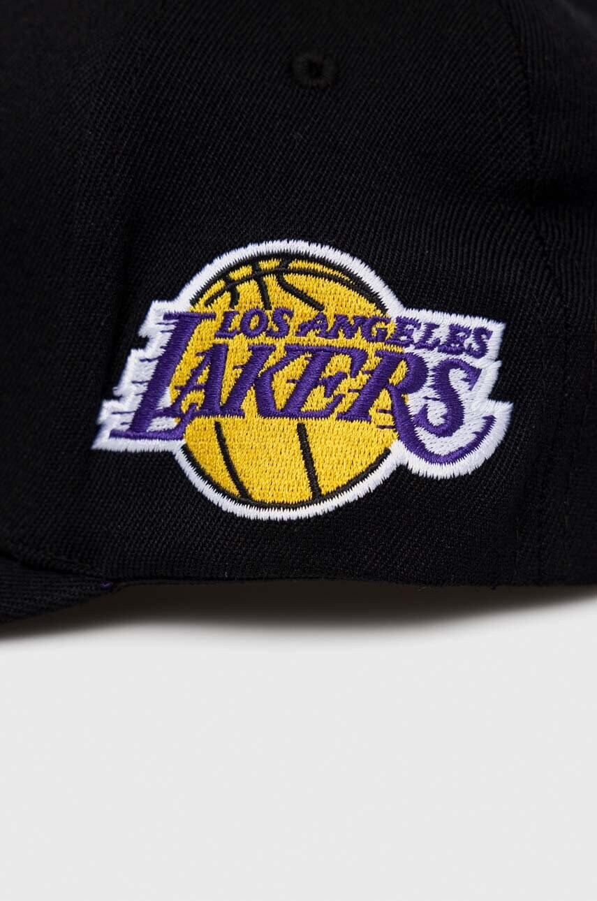 Кепка з домішкою вовни Mitchell&Ness BOSTON CELTICS колір фіолетовий з аплікацією