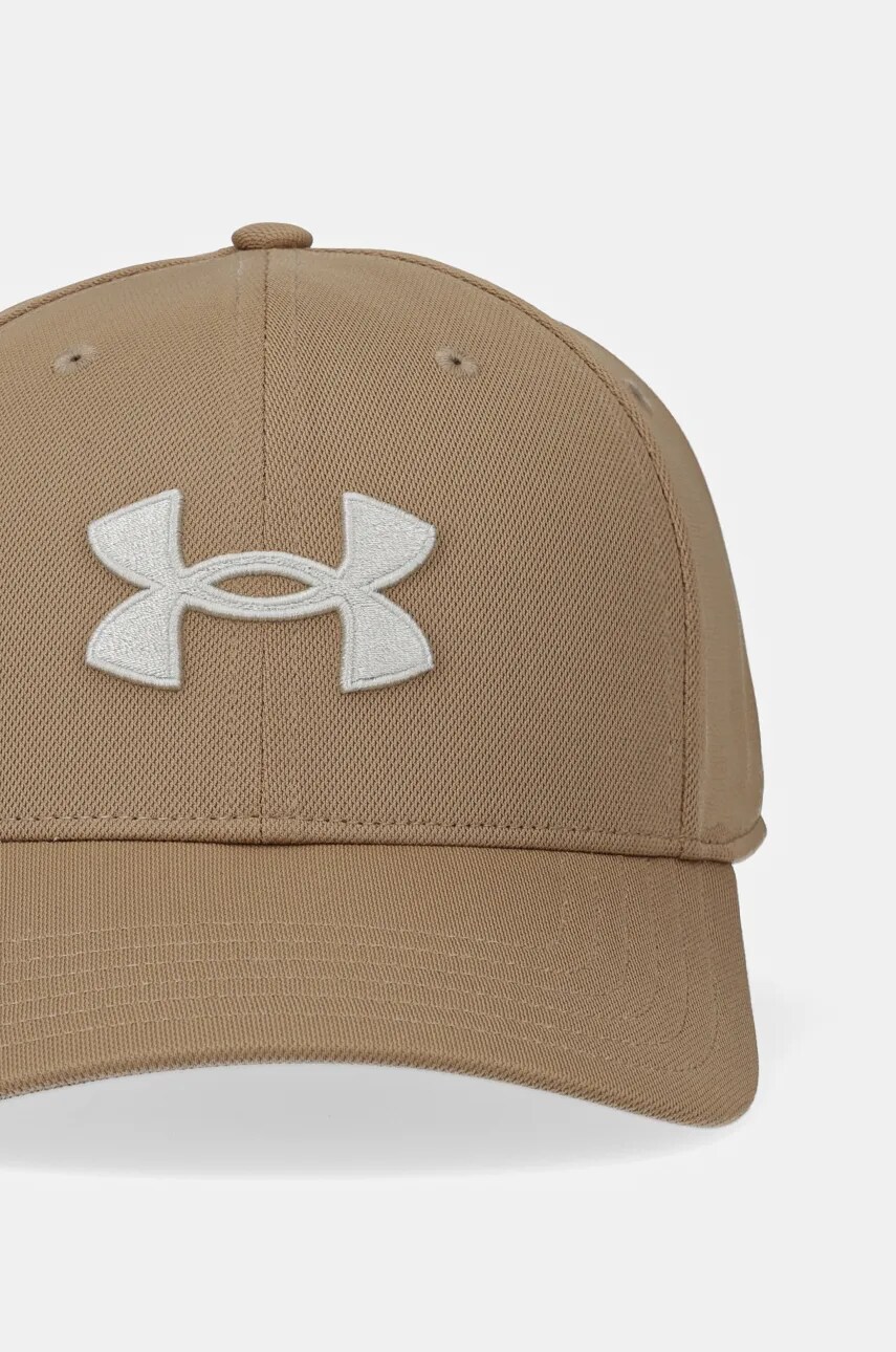 Кепка Under Armour Blitzing колір бежевий з аплікацією 1376701
