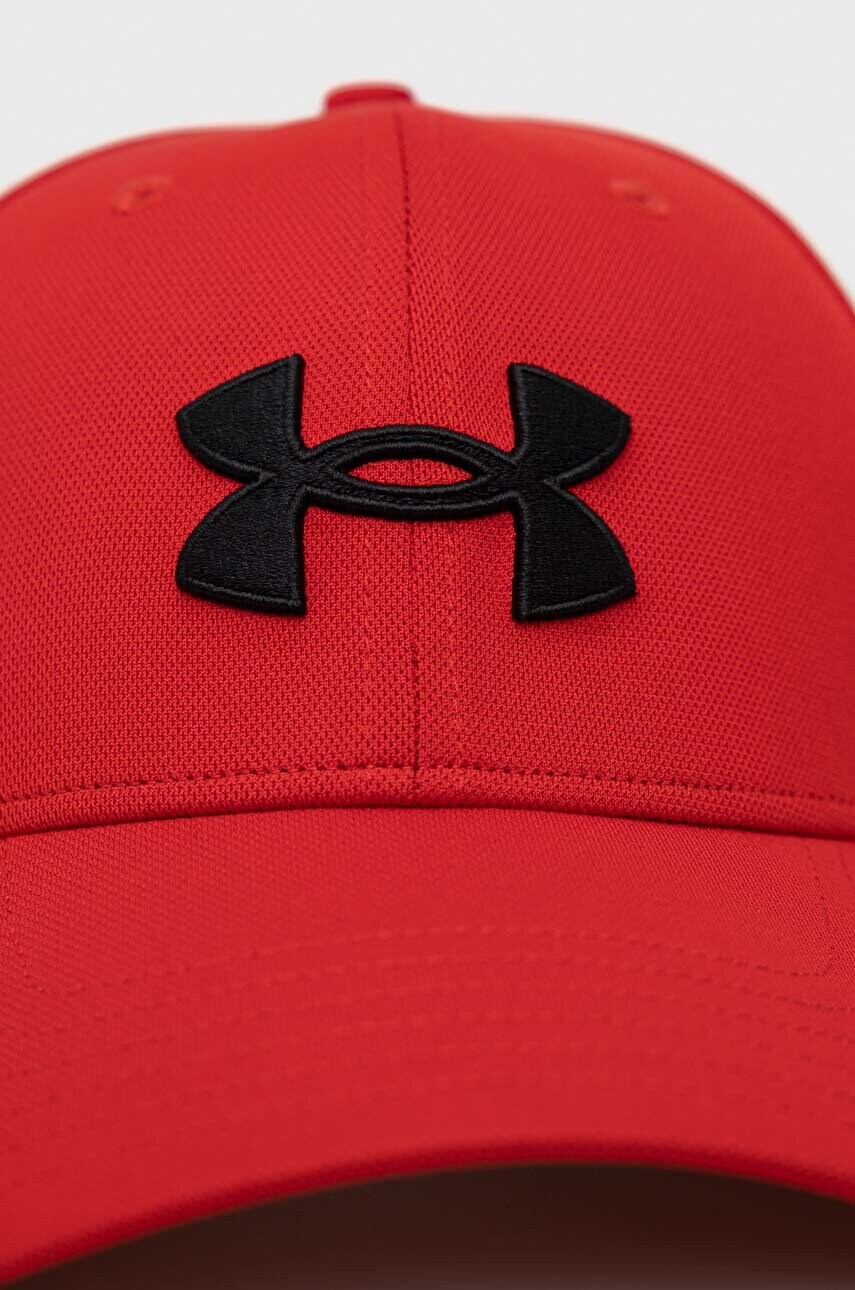 Купити Кепка Under Armour Blitzing колір червоний з аплікацією – головне зображення