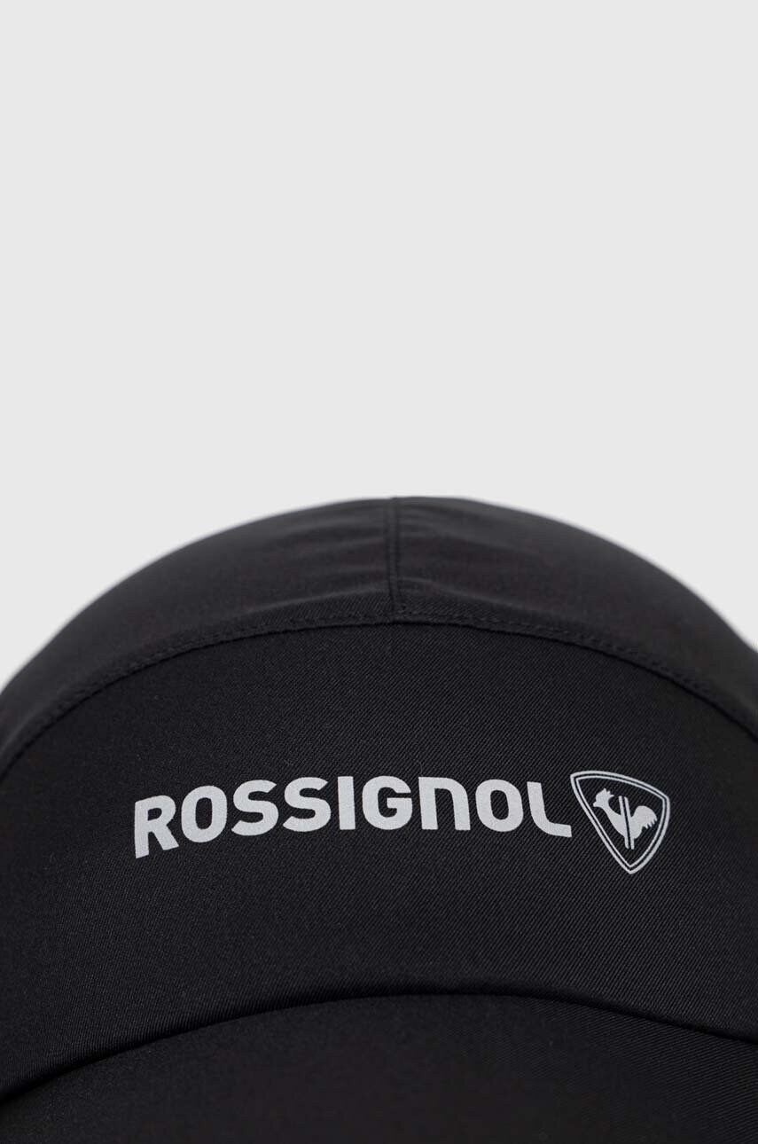 Кепка Rossignol колір чорний з принтом