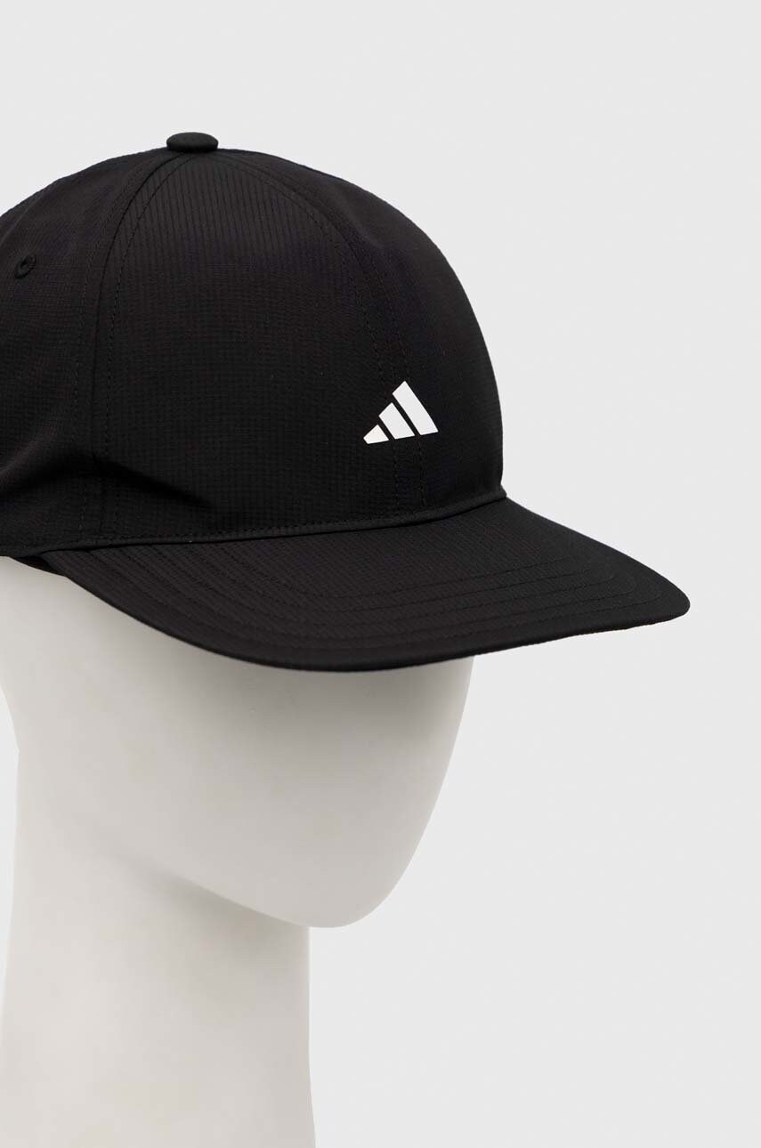 Кепка adidas Performance колір чорний однотонна