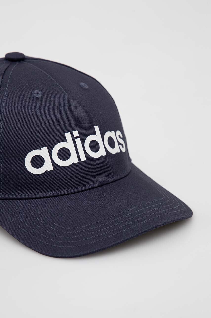 Кепка adidas колір синій візерунок