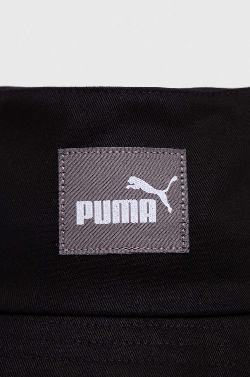 Бавовняний капелюх Puma колір чорний з бавовни