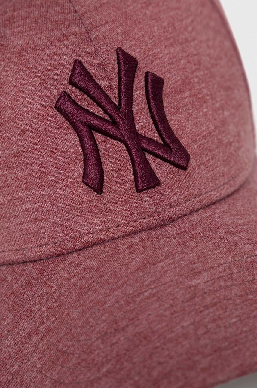 Купити Кепка New Era колір бордовий меланж NEW YORK YANKEES 60348848.MRNWHI-MRNWHI – головне зображення
