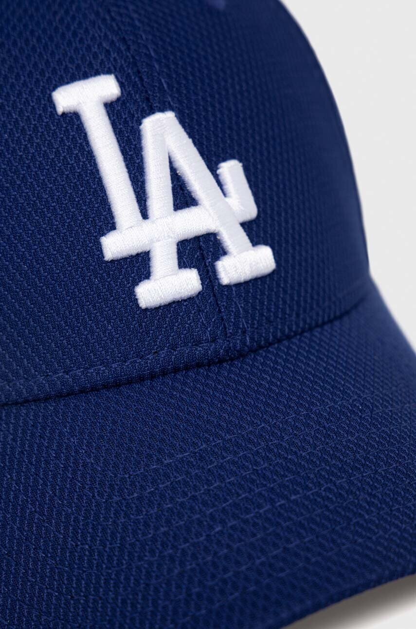 Кепка New Era колір синій з аплікацією LOS ANGELES DODGERS