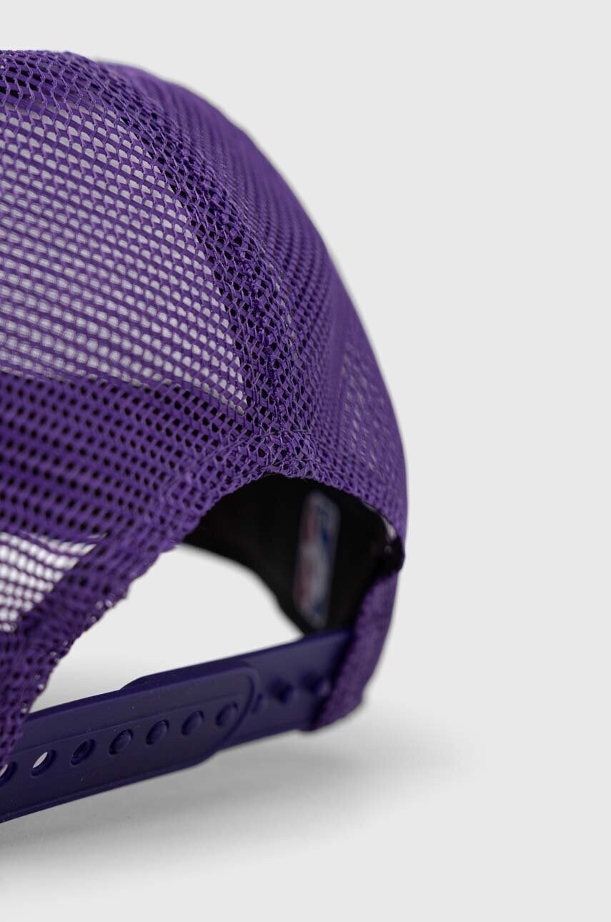 Кепка New Era колір білий з аплікацією LOS ANGELES LAKERS 60348857.WHITRPTRP-WHITRPTRP