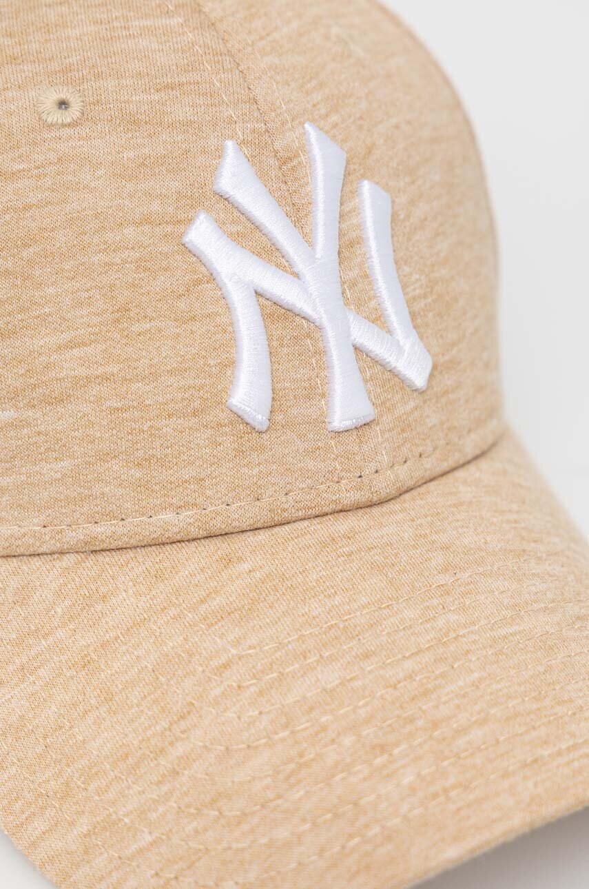 Кепка New Era колір жовтий з аплікацією NEW YORK YANKEES