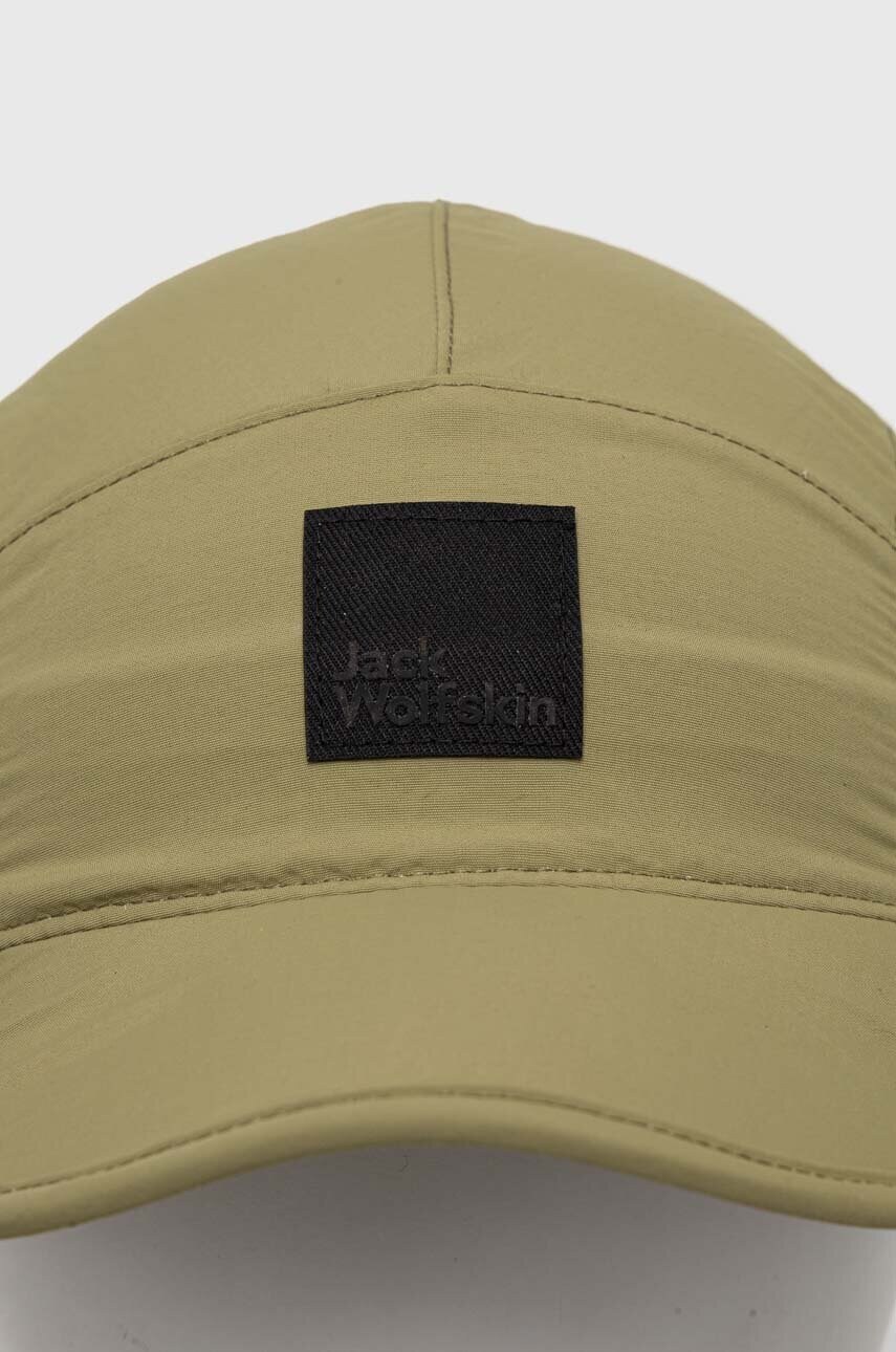 Купити Кепка Jack Wolfskin Road Trip колір зелений однотонна – головне зображення