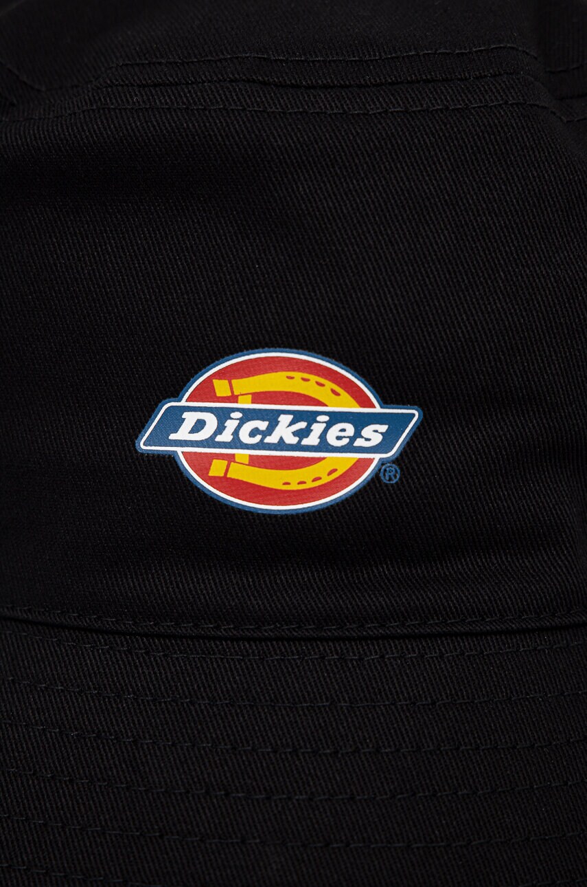 Бавовняний капелюх Dickies колір чорний з бавовни