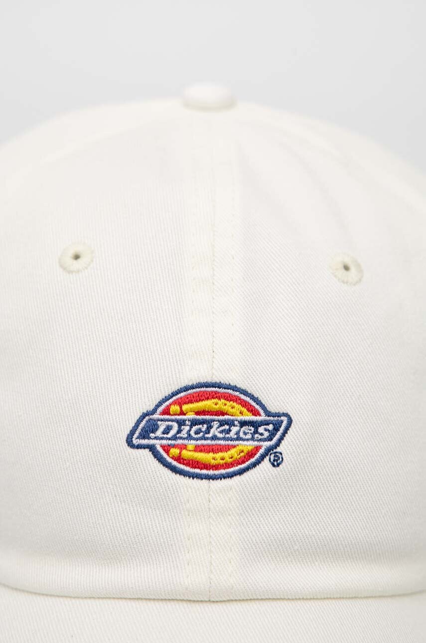 Бавовняна бейсболка Dickies колір білий з аплікацією DK0A4TKVC581-CLOUD
