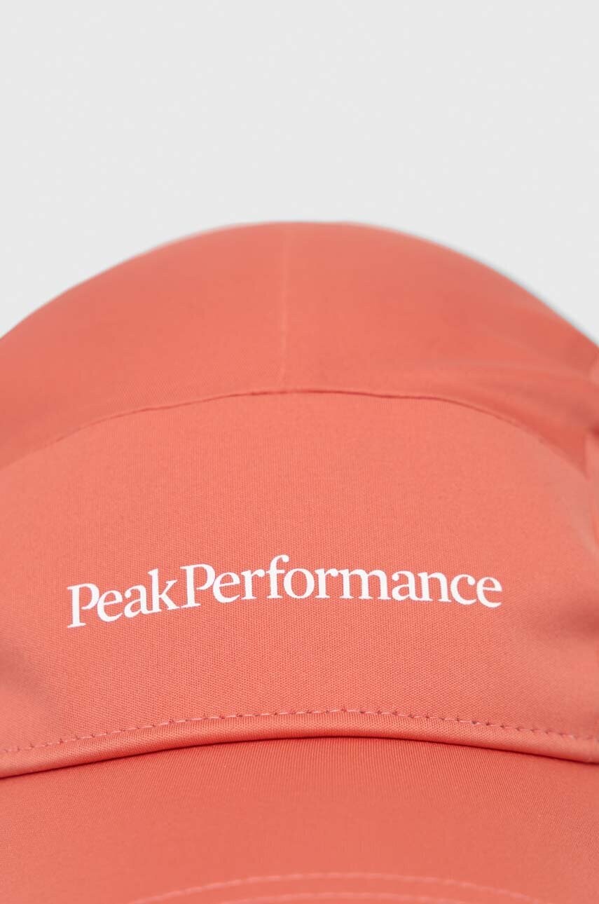 Кепка Peak Performance Tech Player колір рожевий з принтом