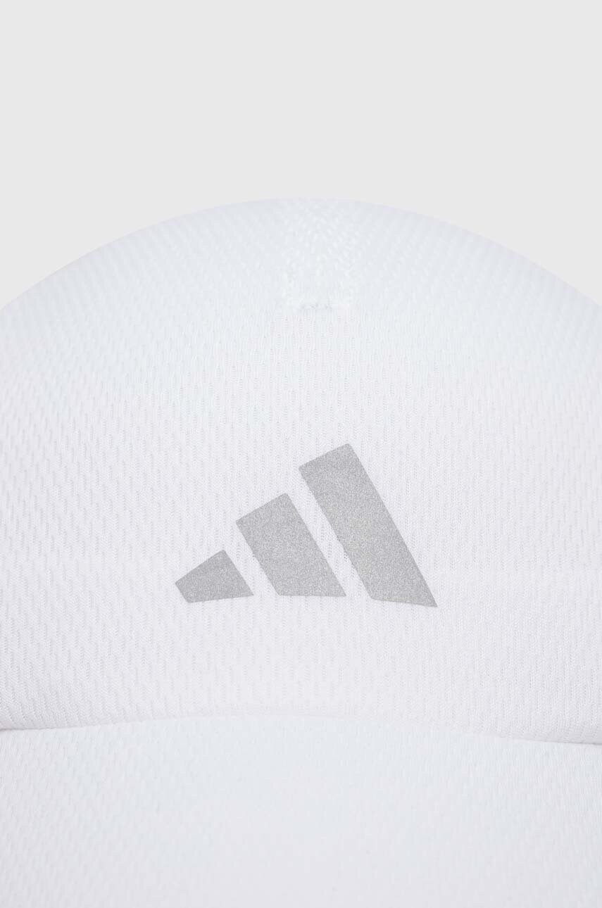 Кепка adidas Performance колір білий з принтом