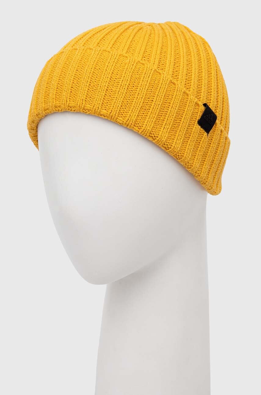 Шапка adidas Performance колір жовтий
