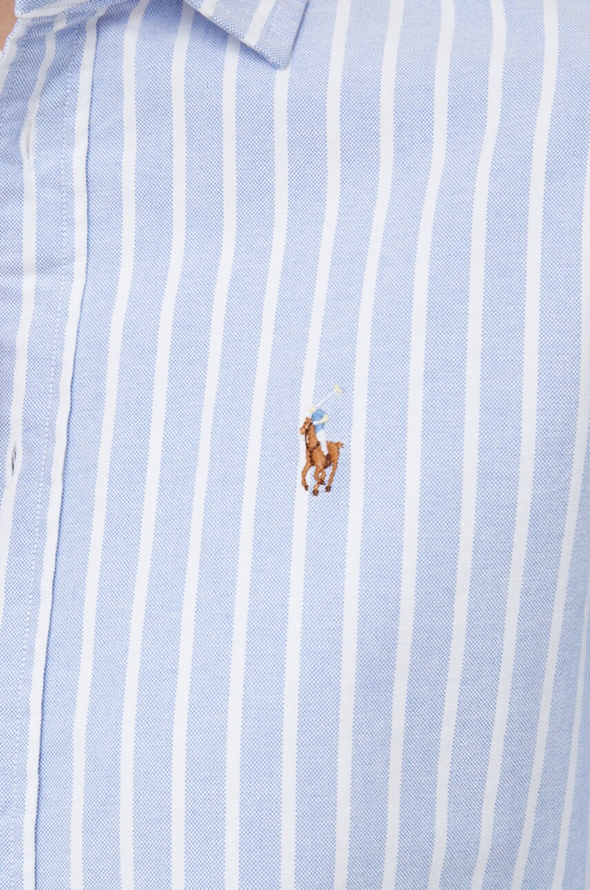 Бавовняна сорочка Polo Ralph Lauren жіноча regular класичний комір