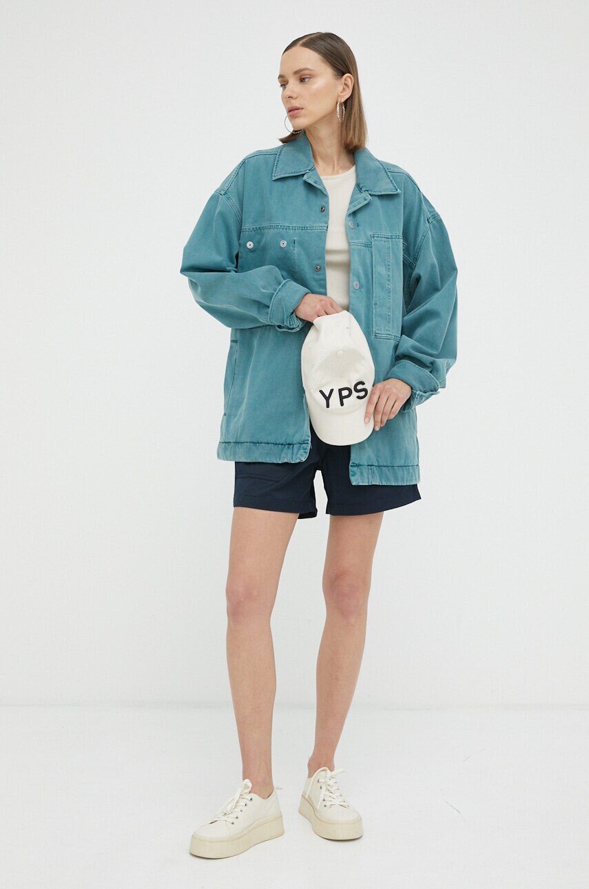 Джинсова куртка G-Star Raw жіноча oversize