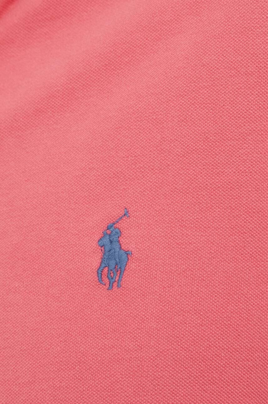 Бавовняна сорочка Polo Ralph Lauren чоловіча колір червоний regular комір button-down