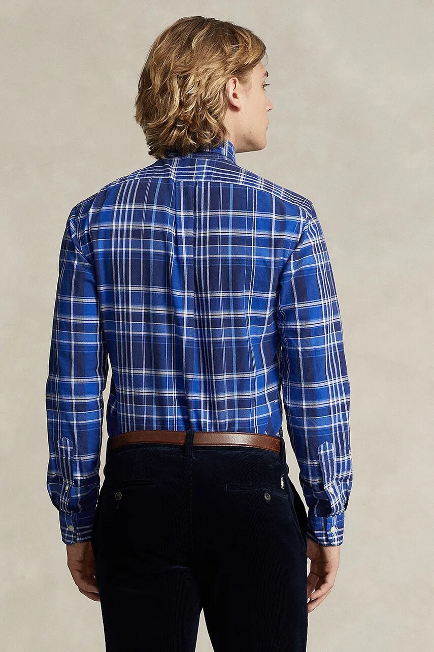 Бавовняна сорочка Polo Ralph Lauren чоловіча regular комір button-down