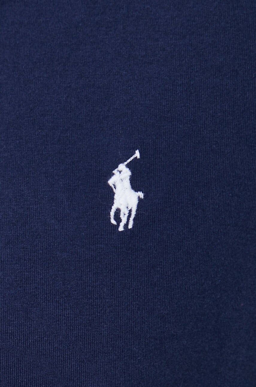 Бавовняна сорочка Polo Ralph Lauren чоловіча колір синій regular класичний комір