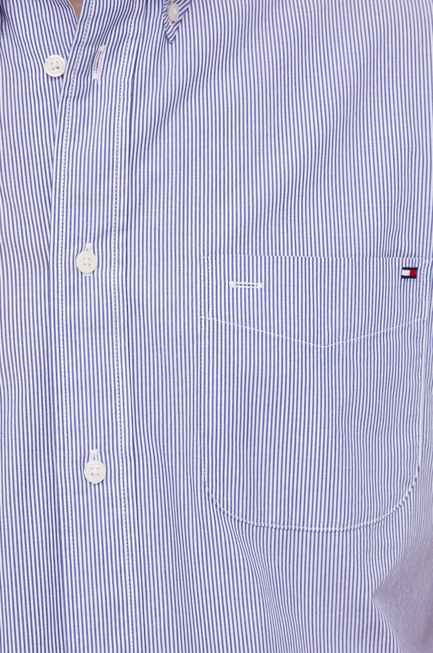 Бавовняна сорочка Tommy Hilfiger чоловіча relaxed комір button-down