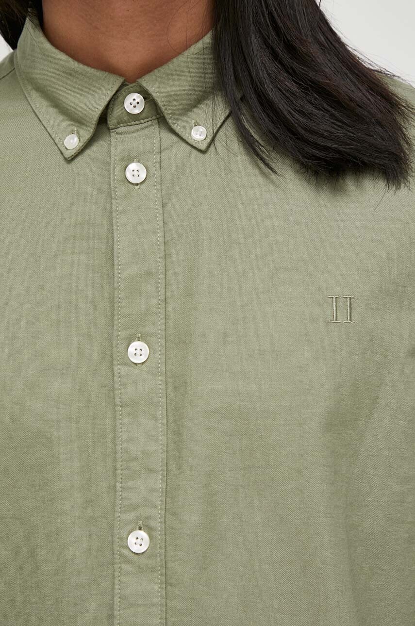 Сорочка Les Deux чоловіча колір бірюзовий regular комір button-down