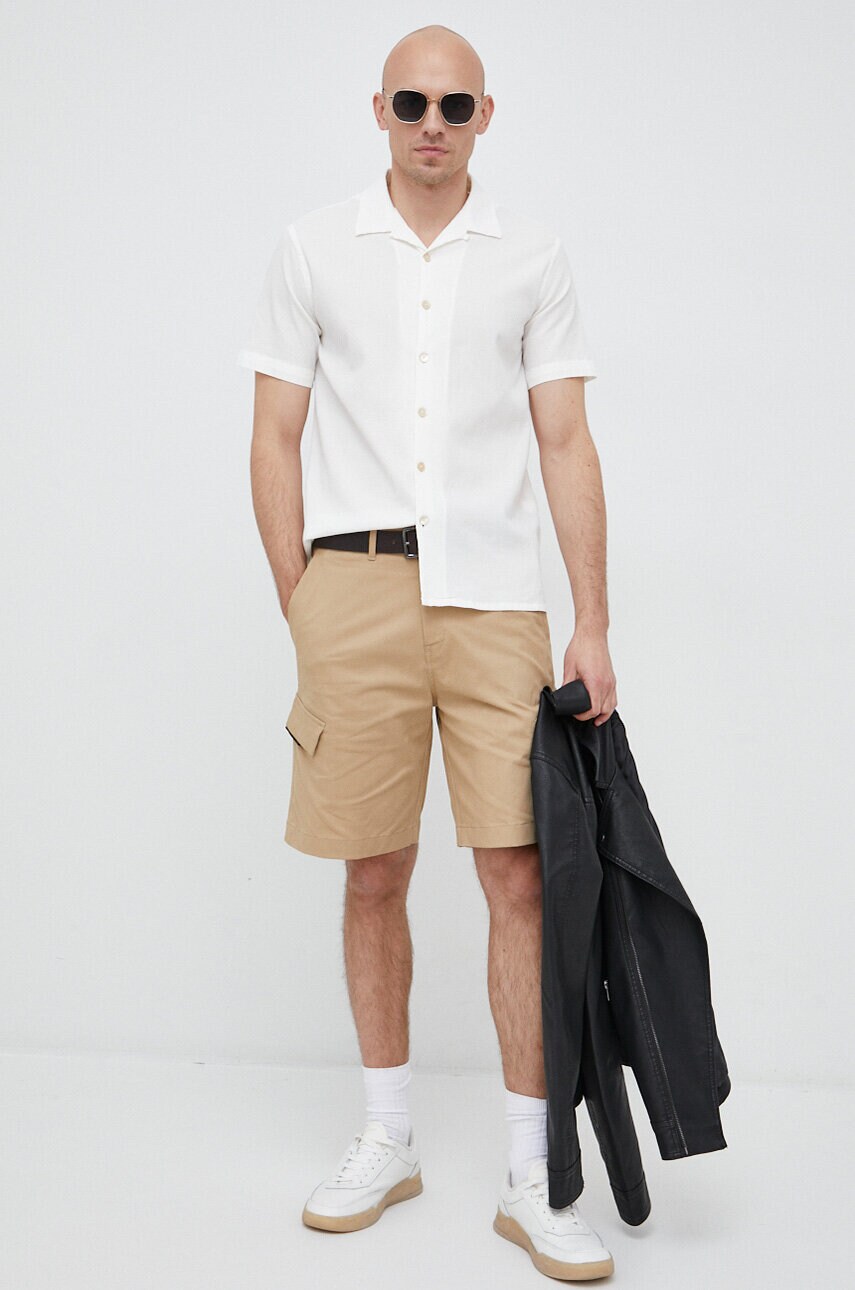 Сорочка PS Paul Smith чоловіча колір білий regular