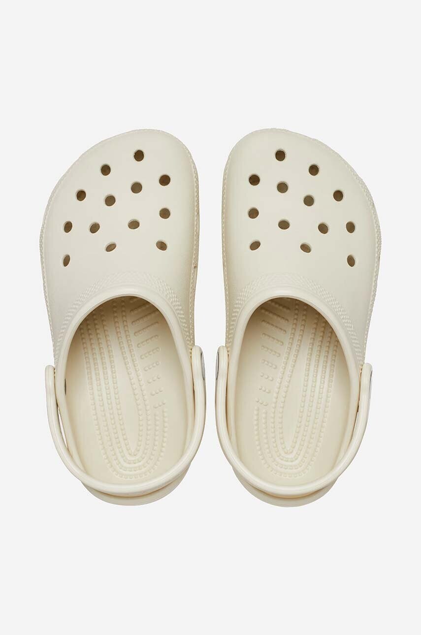 Шльопанці Crocs Classic колір бежевий