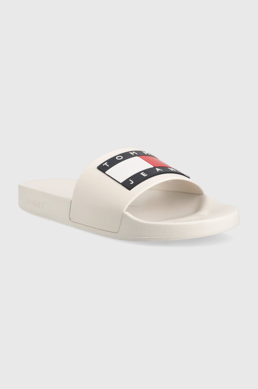 Шльопанці Tommy Jeans POOL SLIDE ESS чоловічі колір чорний EM0EM01191