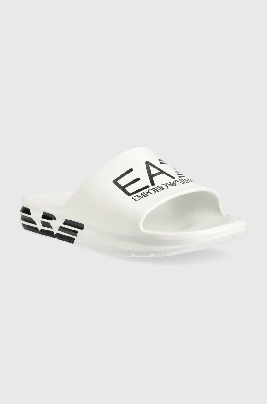 Шльопанці EA7 Emporio Armani XBP008 XK337 D611 чоловічі колір білий
