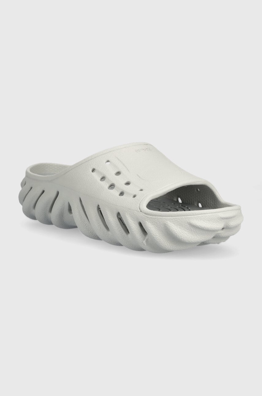 Шльопанці Crocs Echo Slide колір сірий 208170 208170.1FT-1FT