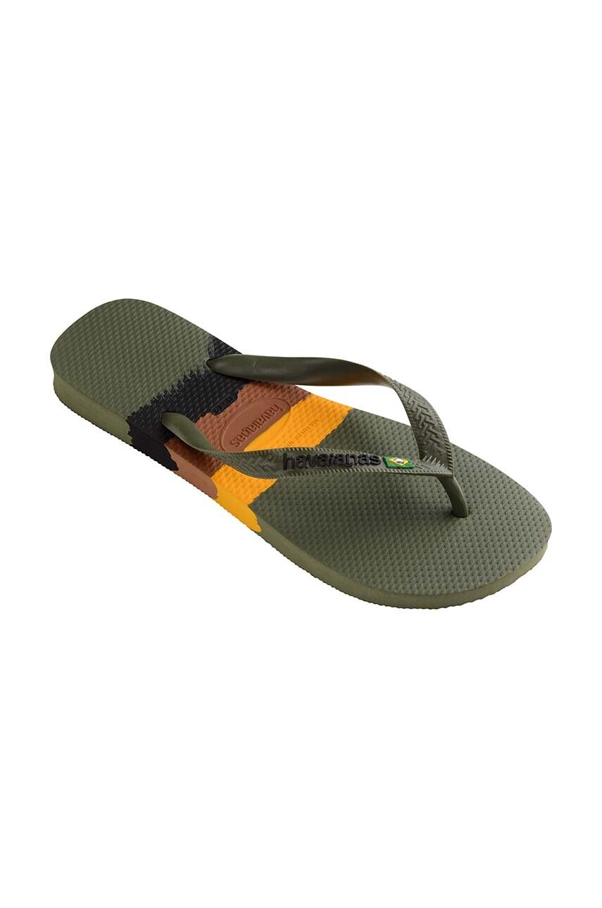 В'єтнамки Havaianas BRASIL TECH колір зелений 4147239.0869