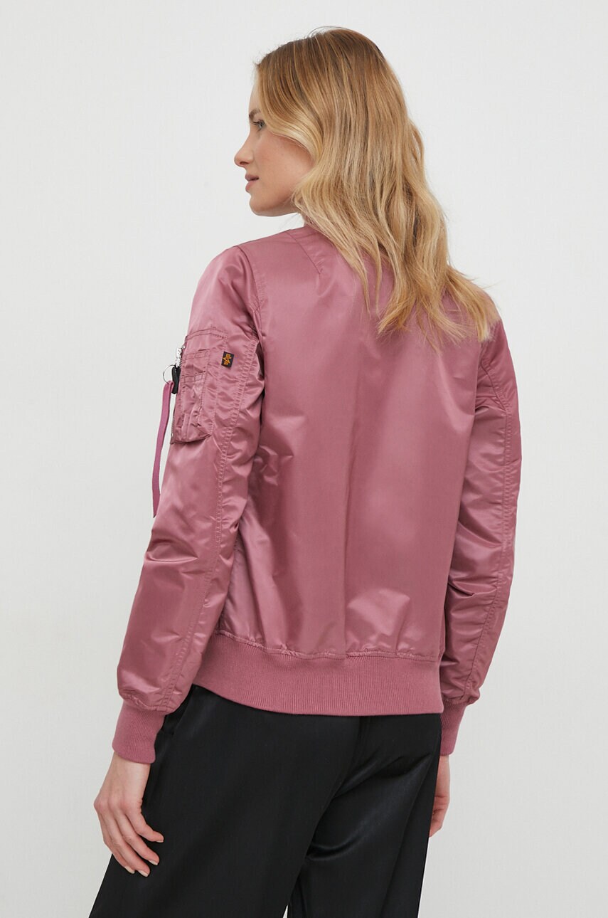 Куртка-бомбер Alpha Industries MA-1 VF LW WMN жіночий колір рожевий перехідна