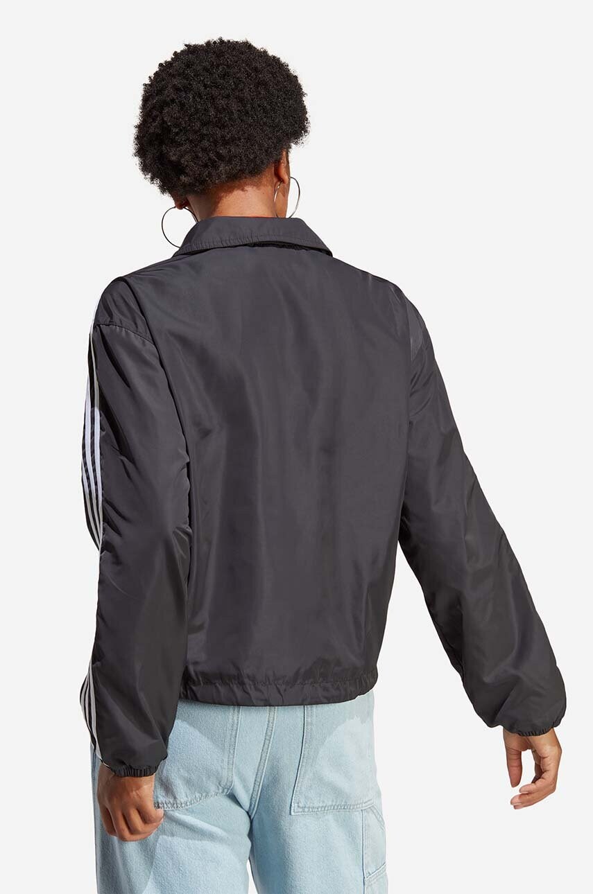 Куртка adidas Originals жіноча колір чорний перехідна IC5478-black