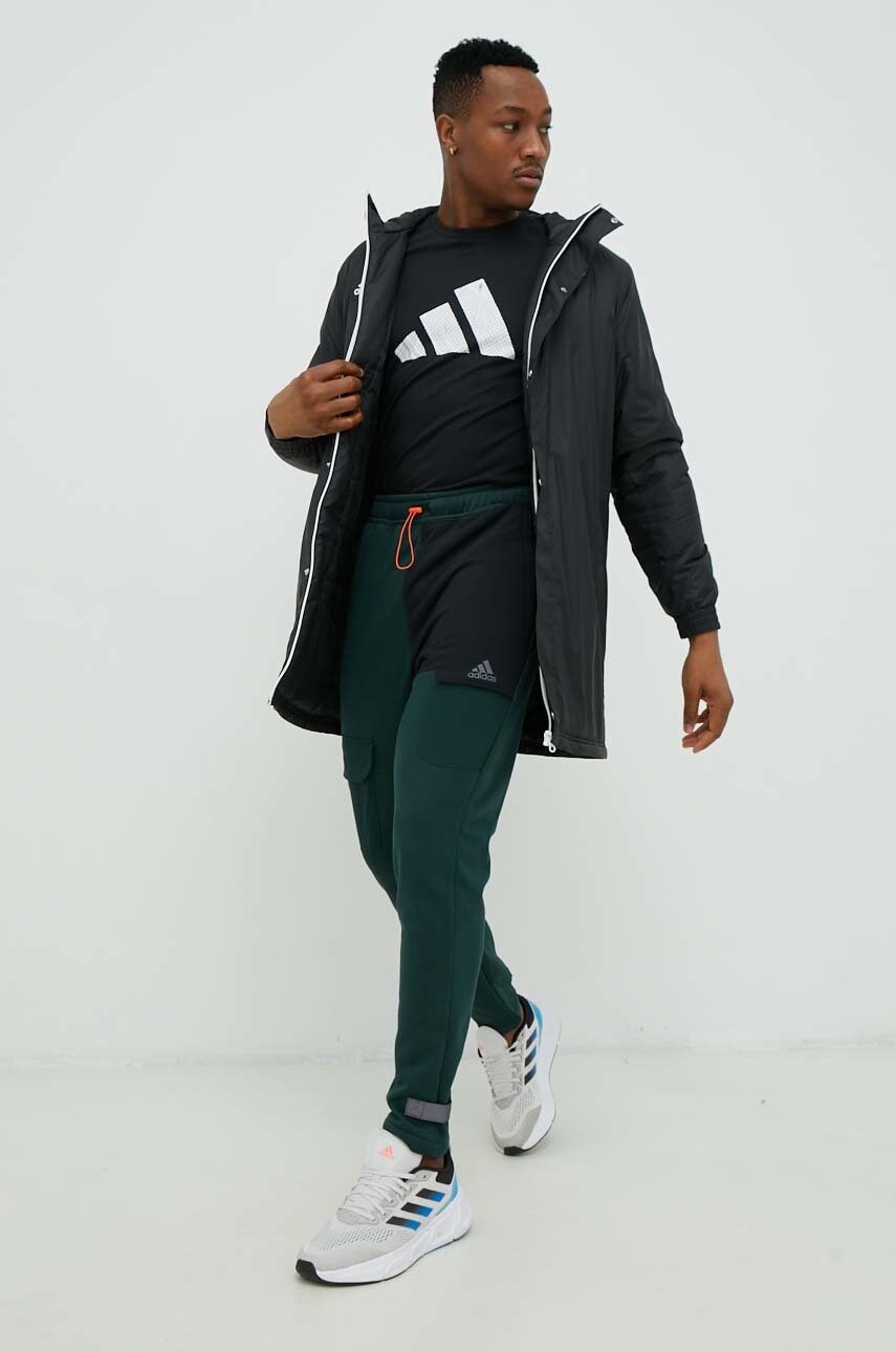 Куртка adidas Performance Entrada 22 чоловіча колір чорний перехідна IB6076
