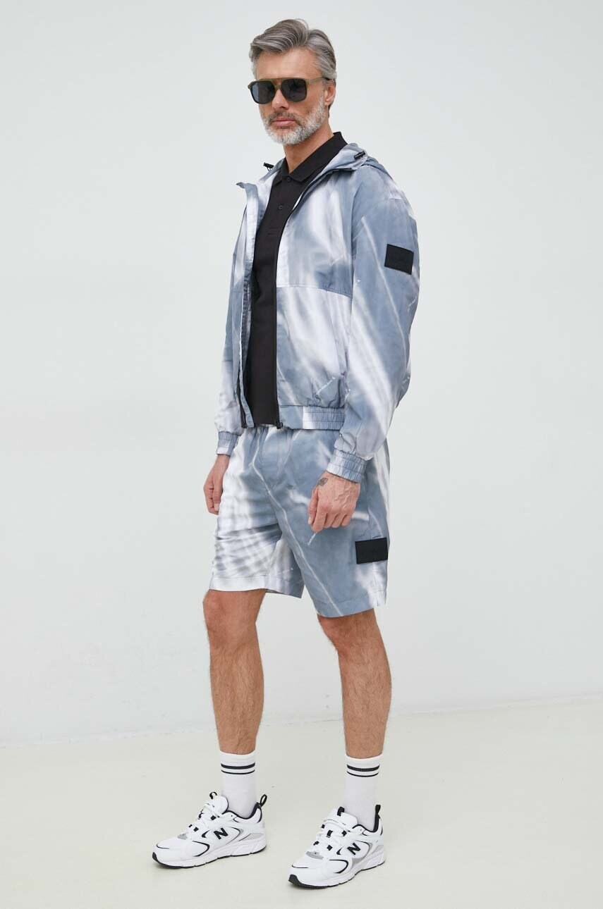 Куртка Calvin Klein Jeans чоловіча колір сірий перехідна