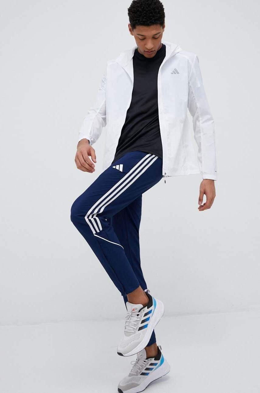Вітровка adidas Performance Marathon колір білий перехідна